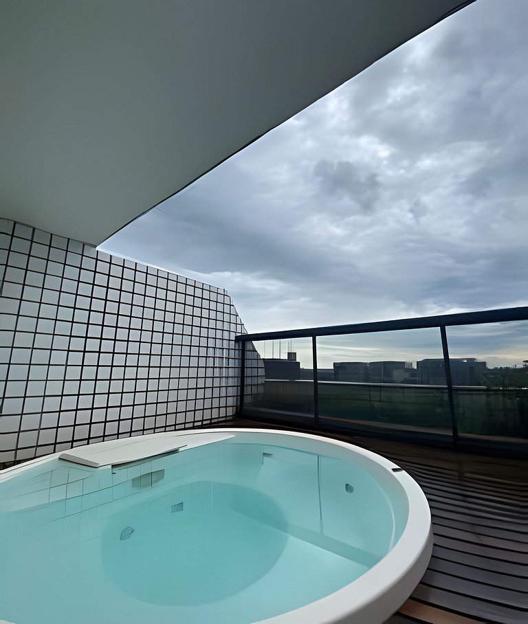 Cobertura duplex com jacuzzi
