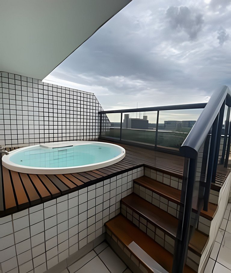 Cobertura duplex com jacuzzi