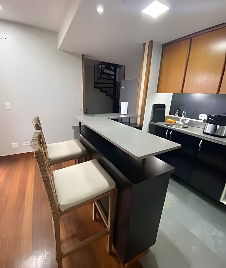 Cobertura duplex com jacuzzi